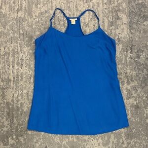J. Crew Vibrant Blue Tank Top